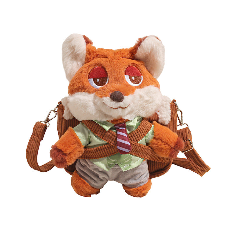 Crazy Animal City Judy Nick Plush Shoulder Bag