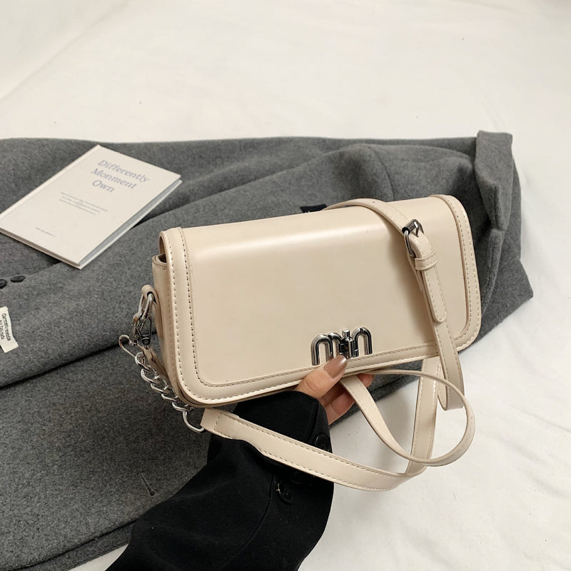 Tide Premium Oil Wax Leather Crossbody Shoulder Bag