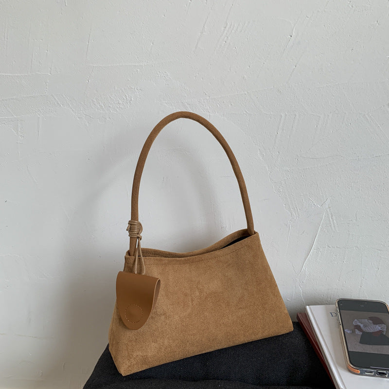 N Ins Niche Design Armpit Bag Simple Trendy Shoulder Matte Fashion Mother Child Handbag