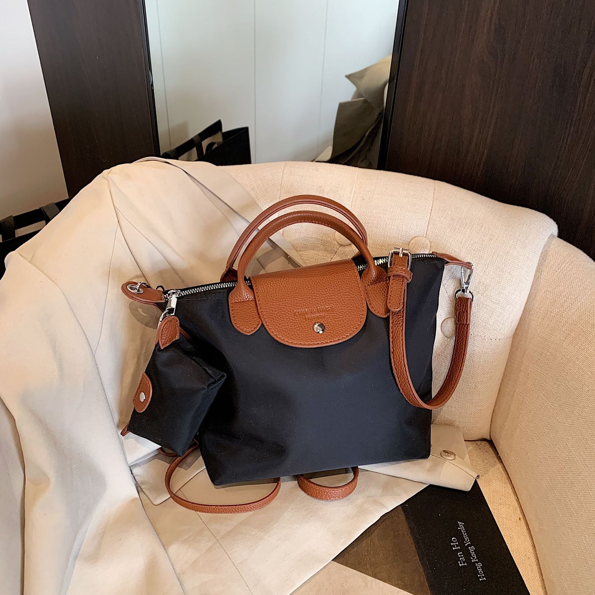 Oxford Cloth Dragon Dumpling Shoulder Crossbody Bag