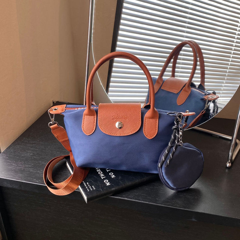 Simple Nylon Dragon Dumpling Bag Versatile Shoulder Handbag