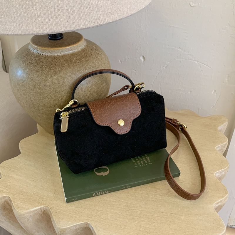 Suede Dumpling Shoulder Bag Women's Crossbody Handbag