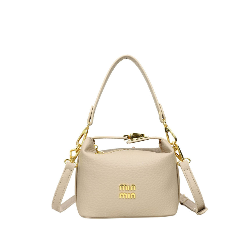 Light Luxury Lychee PU Leather Shoulder Handbag Messenger Bag