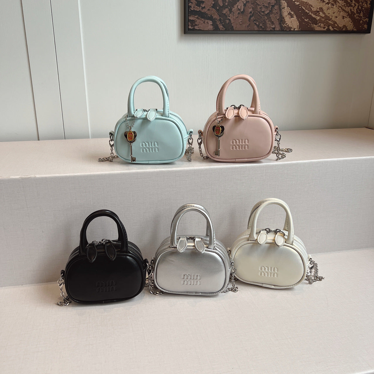 Niche Fashion Portable Women's Bowling Shoulder Bag