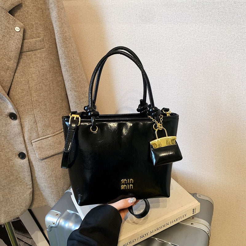 Miu Retro Luxury Bucket Bag Shoulder Crossbody Handbag