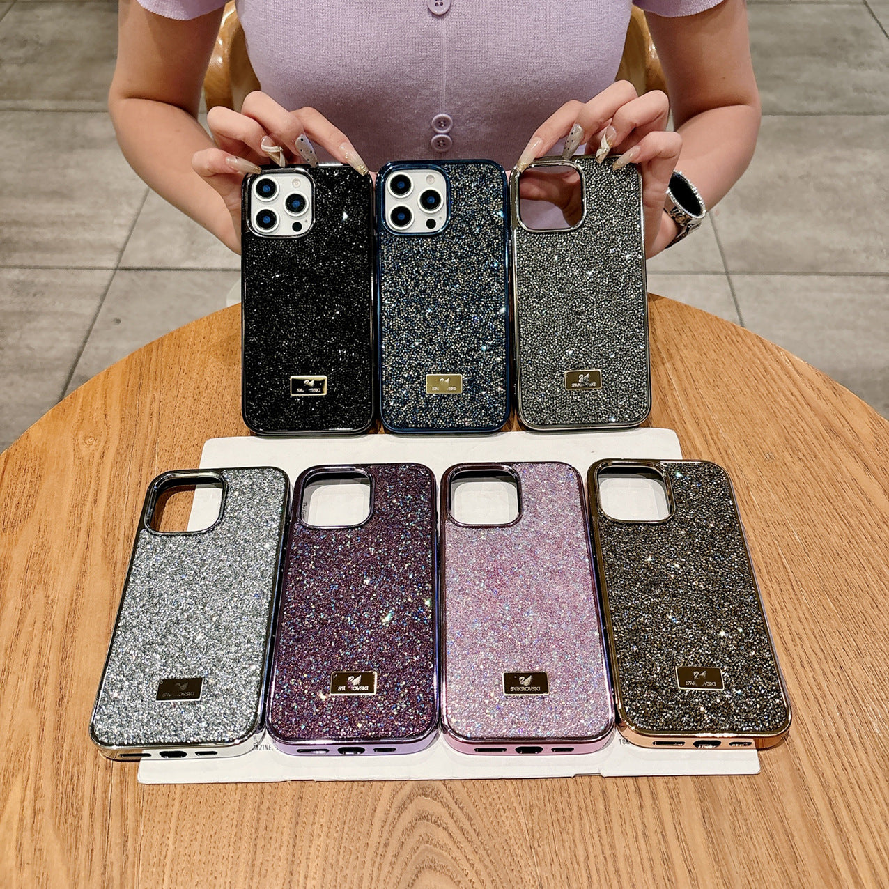 Electroplated Rhinestone Diamond Case for iPhone 17 Pro Max
