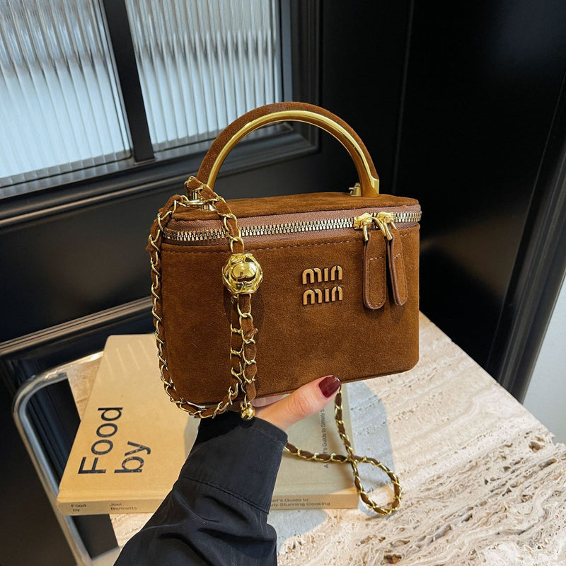 Matte Chain Square Crossbody Bag Niche Personalized Shoulder