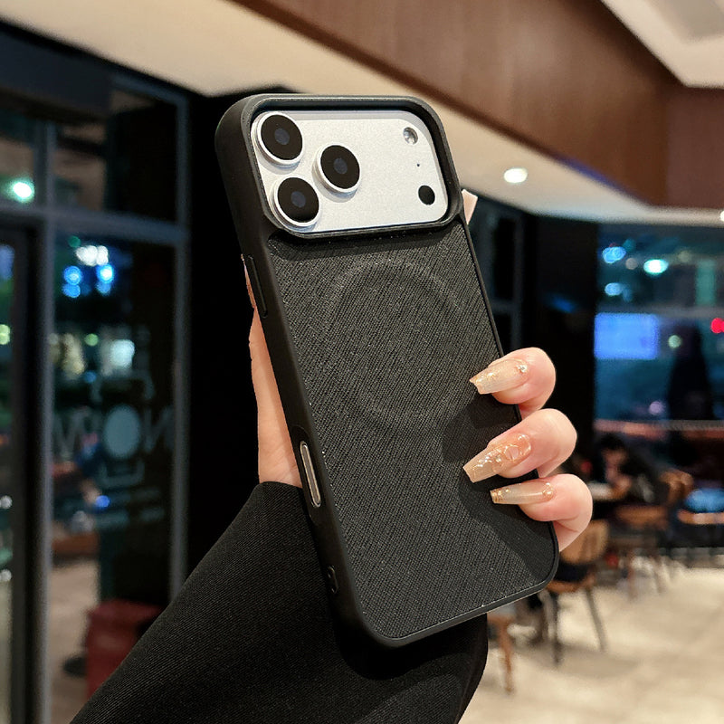 iPhone 17 Pro Max Strong Magnetic Cross Pattern Phone Case
