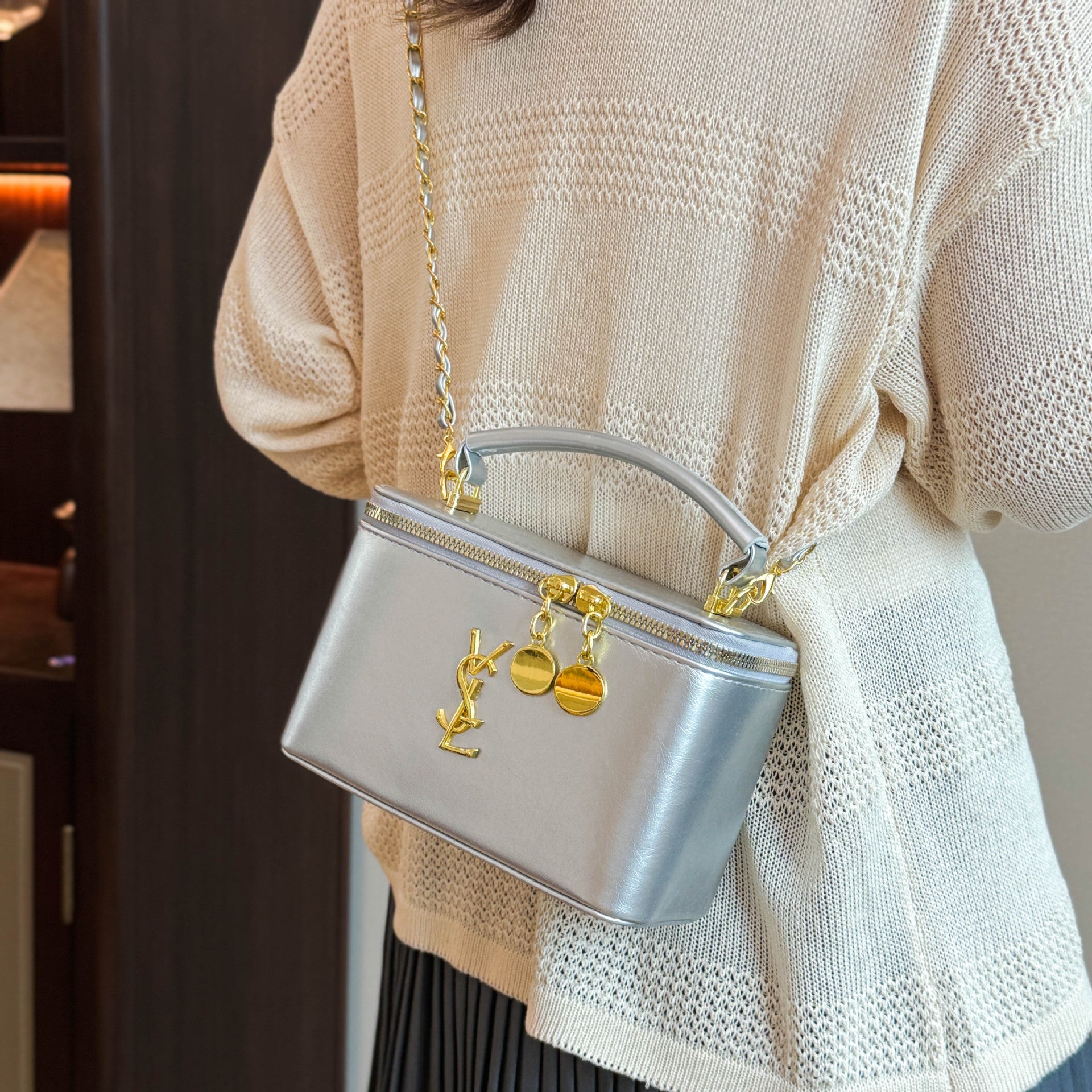 Poplar Forest Small Square Chain Bag Luxury Crossbody Women