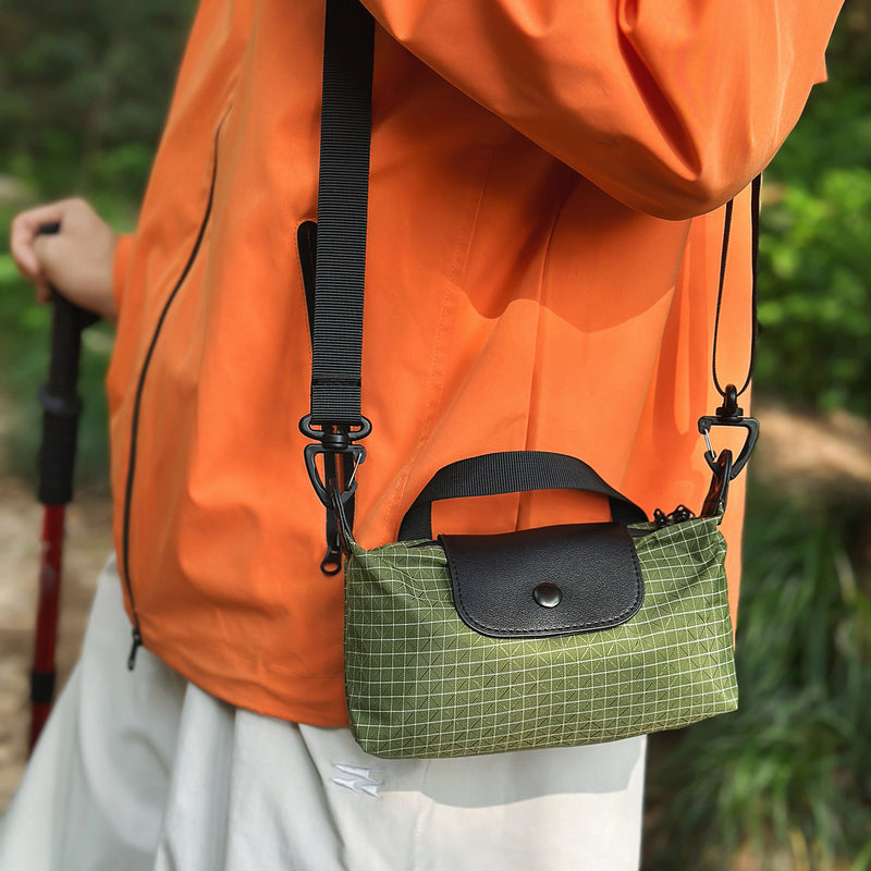 Fashion Dragon Striped Dumpling Mini Messenger Shoulder Bag