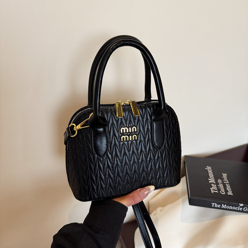 Light Luxury Rhombus Women's Shoulder Messenger Shell Bag