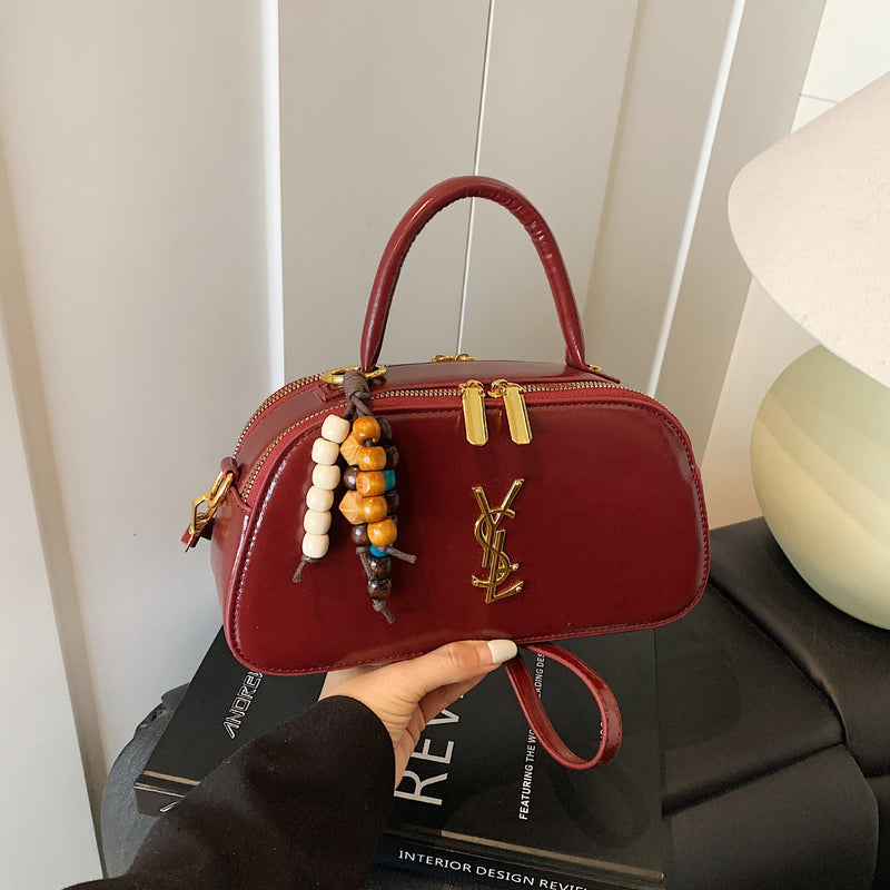 Light Luxury Poplar Forest Saddle Shoulder Bag Fashion