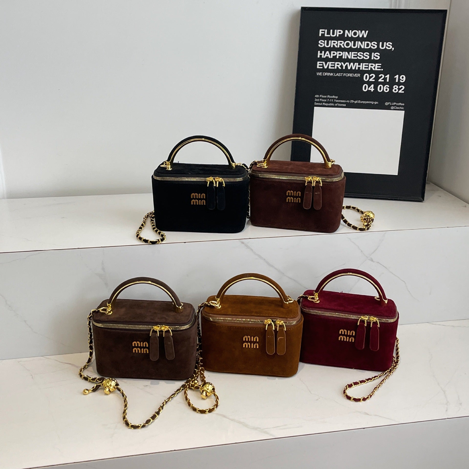 Matte Chain Square Crossbody Bag Niche Personalized Shoulder