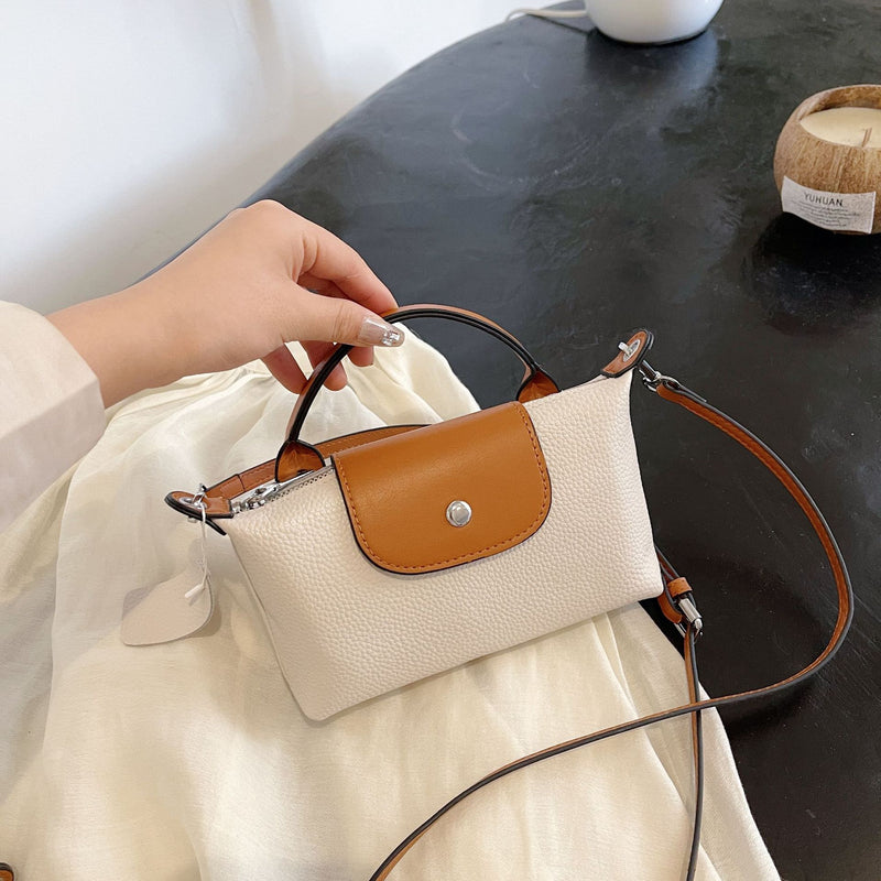 Genuine Leather Dragon Dumpling Crossbody Shoulder Bag