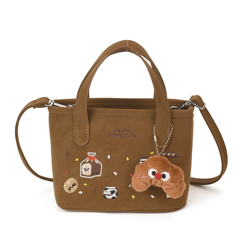 Cute Cartoon Handbag Versatile Shoulder Bag Fashion Casual