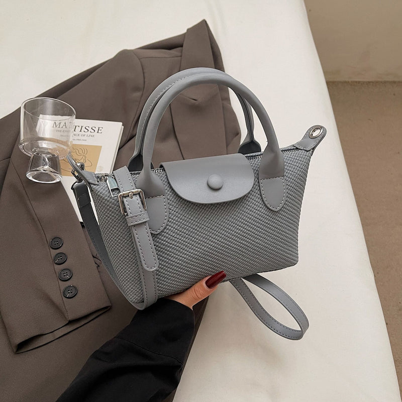 Niche Dragon Dumpling Bag Women's Contrast Shoulder Handbag