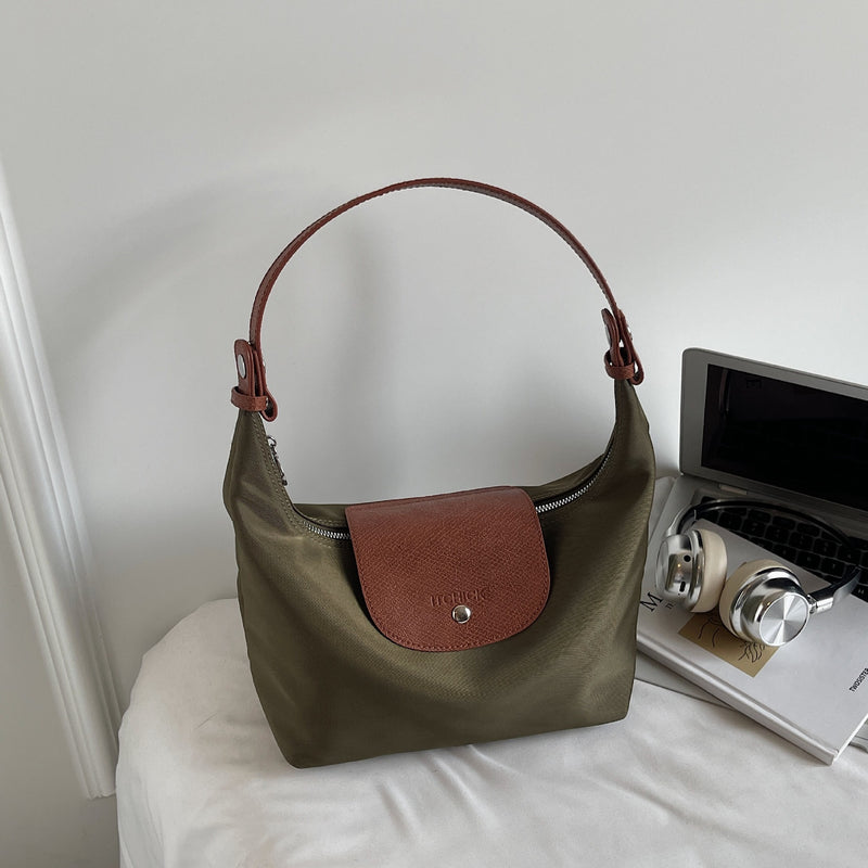 Waterproof Nylon Dumpling Crossbody Shoulder Commuter Bag
