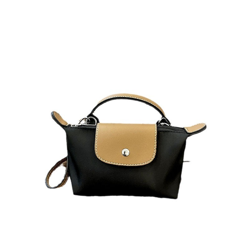 Light Luxury Dragon Mini Dumpling Crossbody Nylon Bag