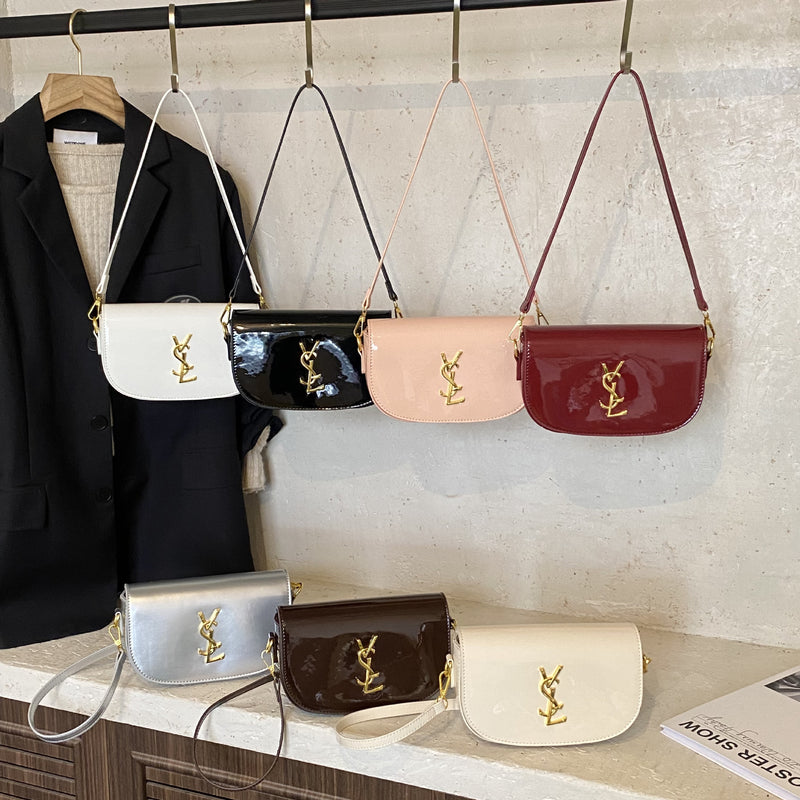 Retro Poplar Forest Saddle Bag Personalized Shoulder Bag