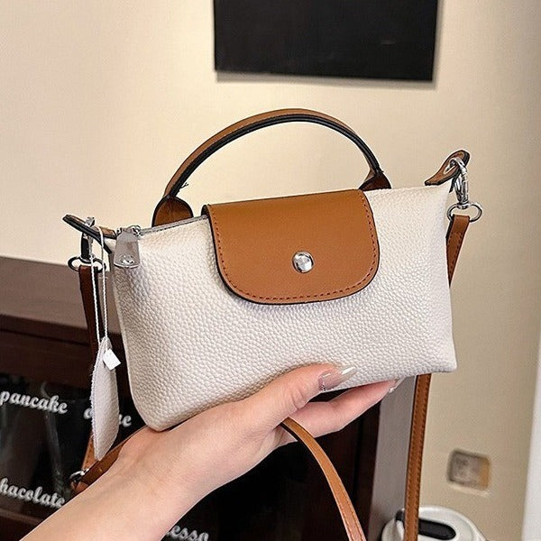 Genuine Leather Dragon Dumpling Crossbody Shoulder Bag