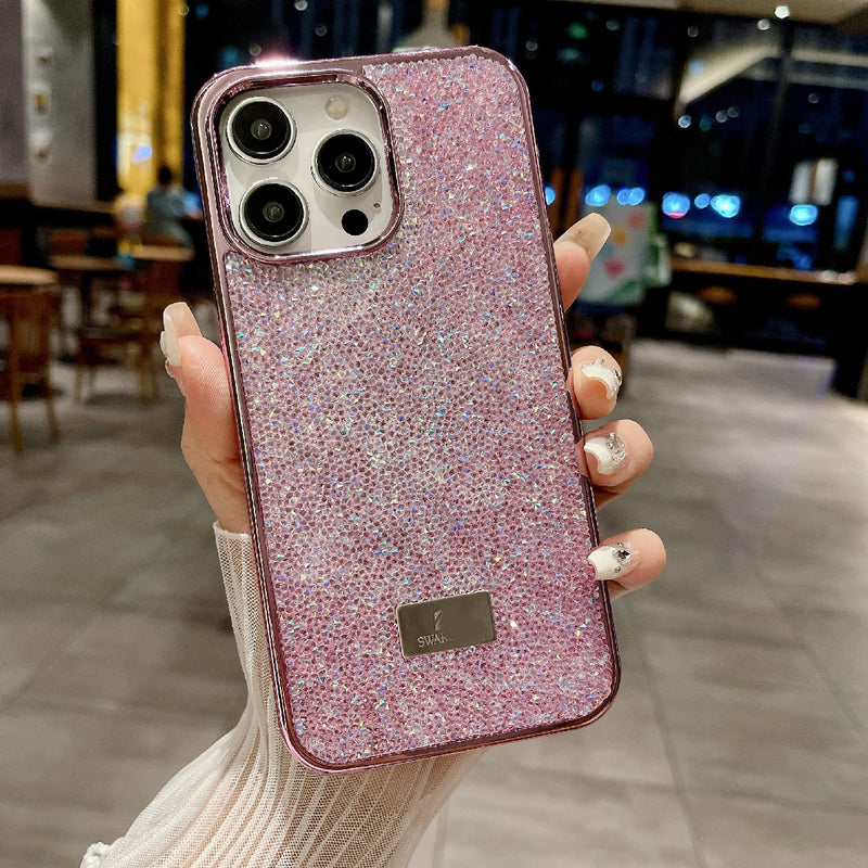 Luxury Rhinestone Electroplated iPhone 17 Pro Max Case