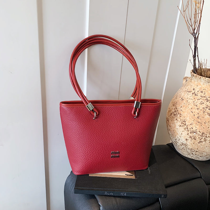 Light Luxury Large Capacity Fashion Splicing Tote Shoulder Bag