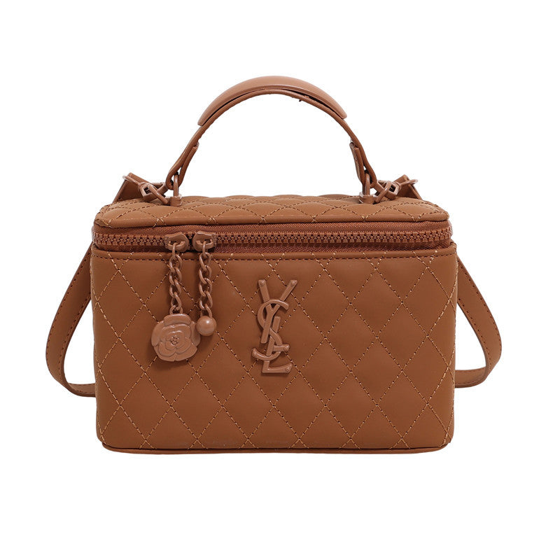 Light Luxury Poplar Forest Chain Messenger Box Bag