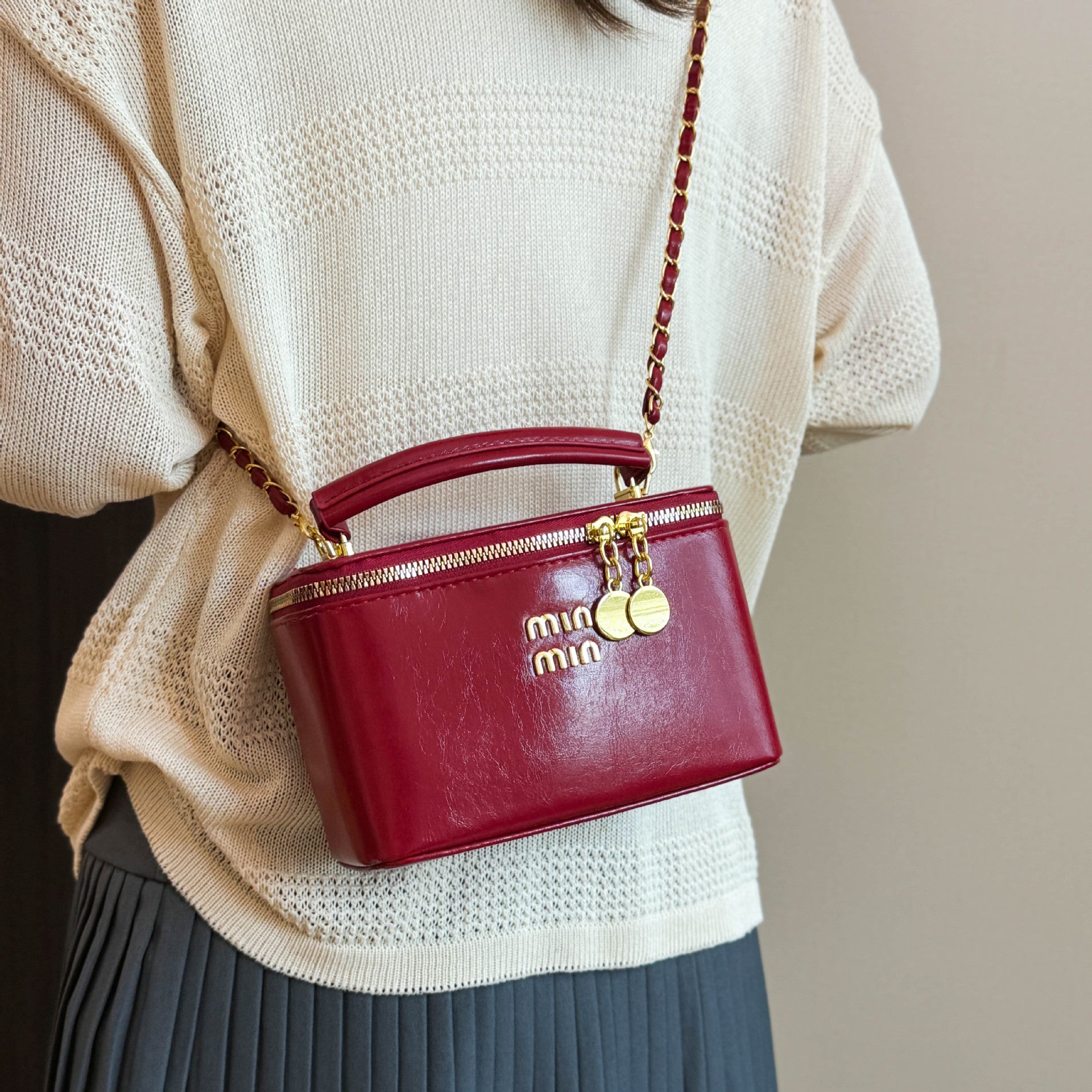 Poplar Forest Small Square Chain Bag Luxury Crossbody Women