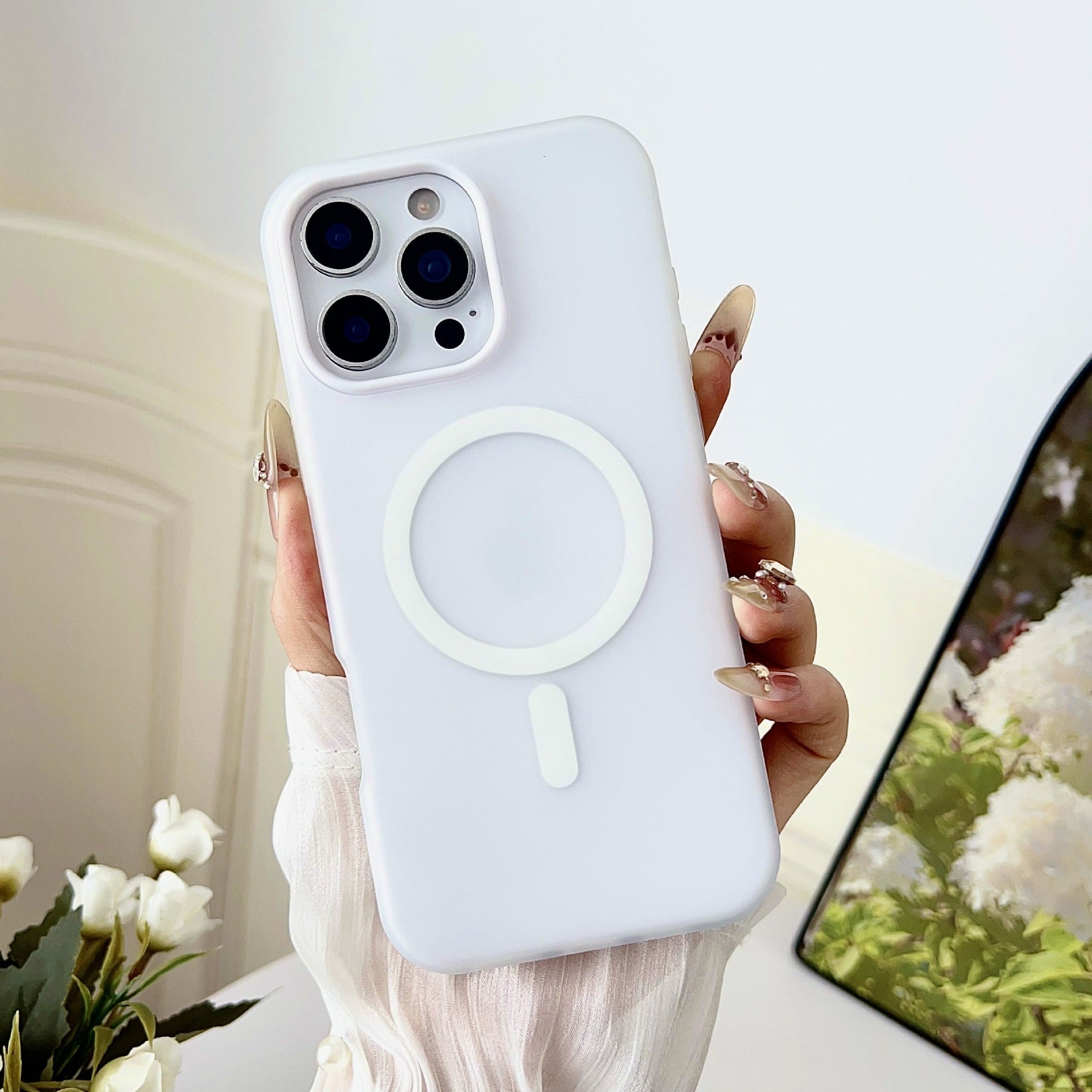 Magnetic Matte Jelly Case for iPhone 17 Pro Max & 16