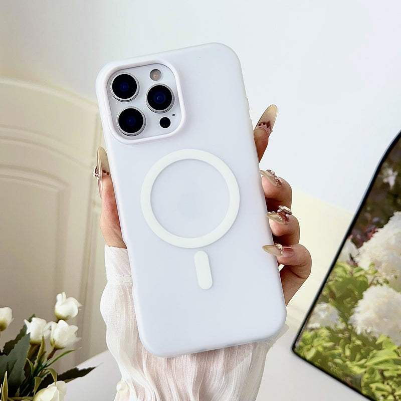 Magnetic Matte Jelly Case for iPhone 17 Pro Max & 16
