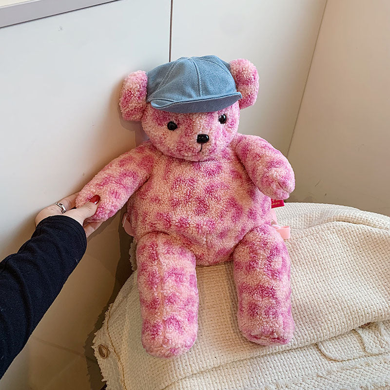 Cute Teddy Bear Backpack Large Capacity Schoolbag