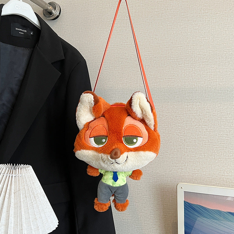 Cute Fox Messenger Bag for Kids - Cartoon Animal City Style