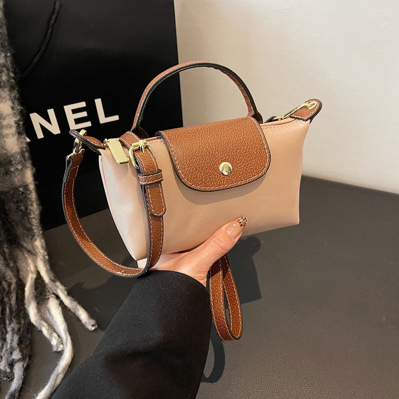 Oxford Bronze Mini Crossbody Shoulder Bag Casual Handbag