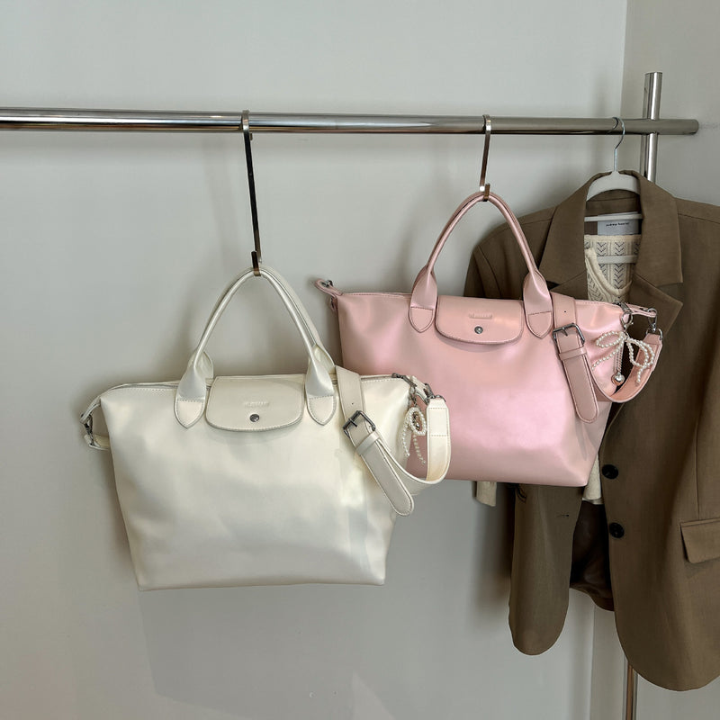 Large Waterproof Tote Bag Shoulder Messenger Dumpling Bag