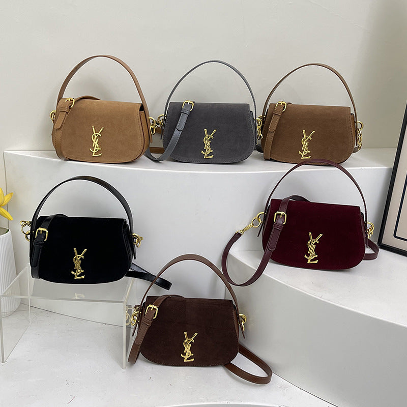 Premium Poplar Forest Saddle Bag Shoulder Messenger Crossbody