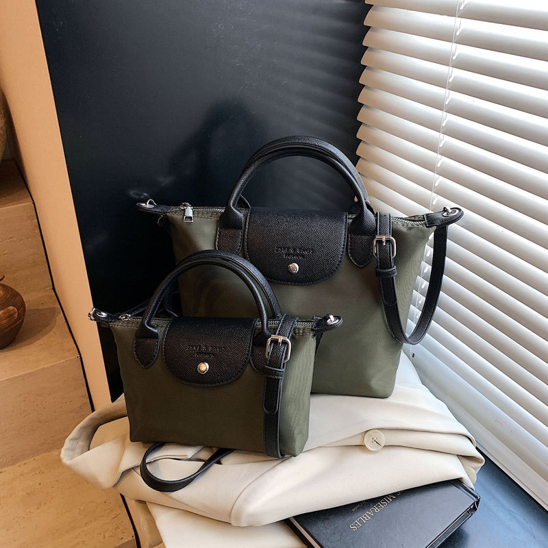 Luxury Nylon Dumpling Bag Women Shoulder Messenger Handbag