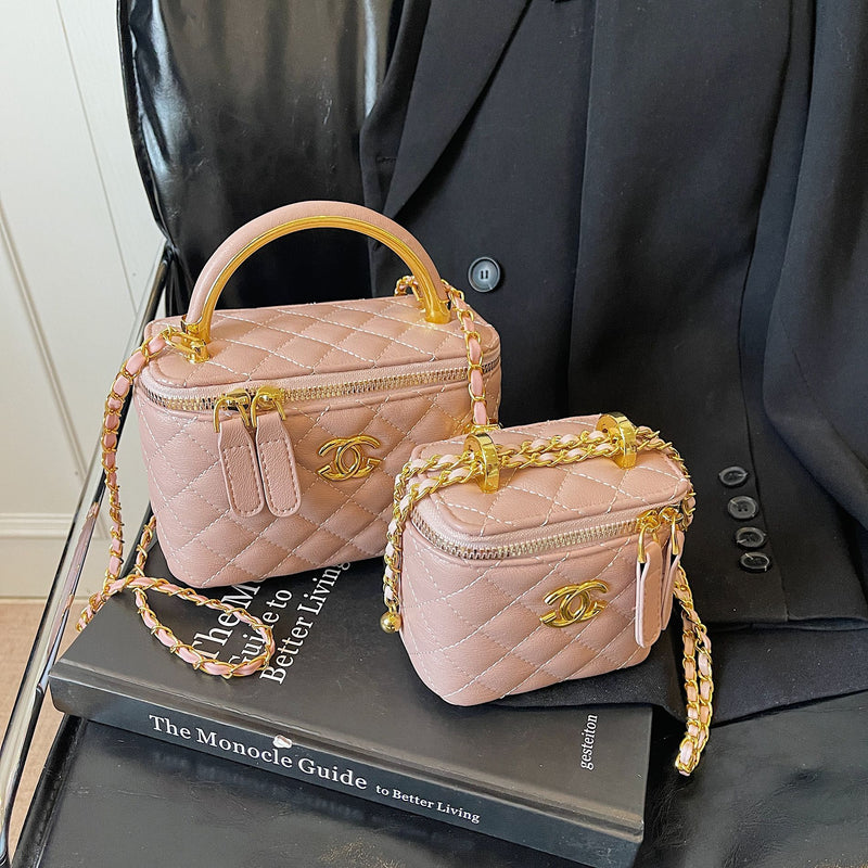 Women's Small Square Chain Shoulder Bag Rhombus Messenger