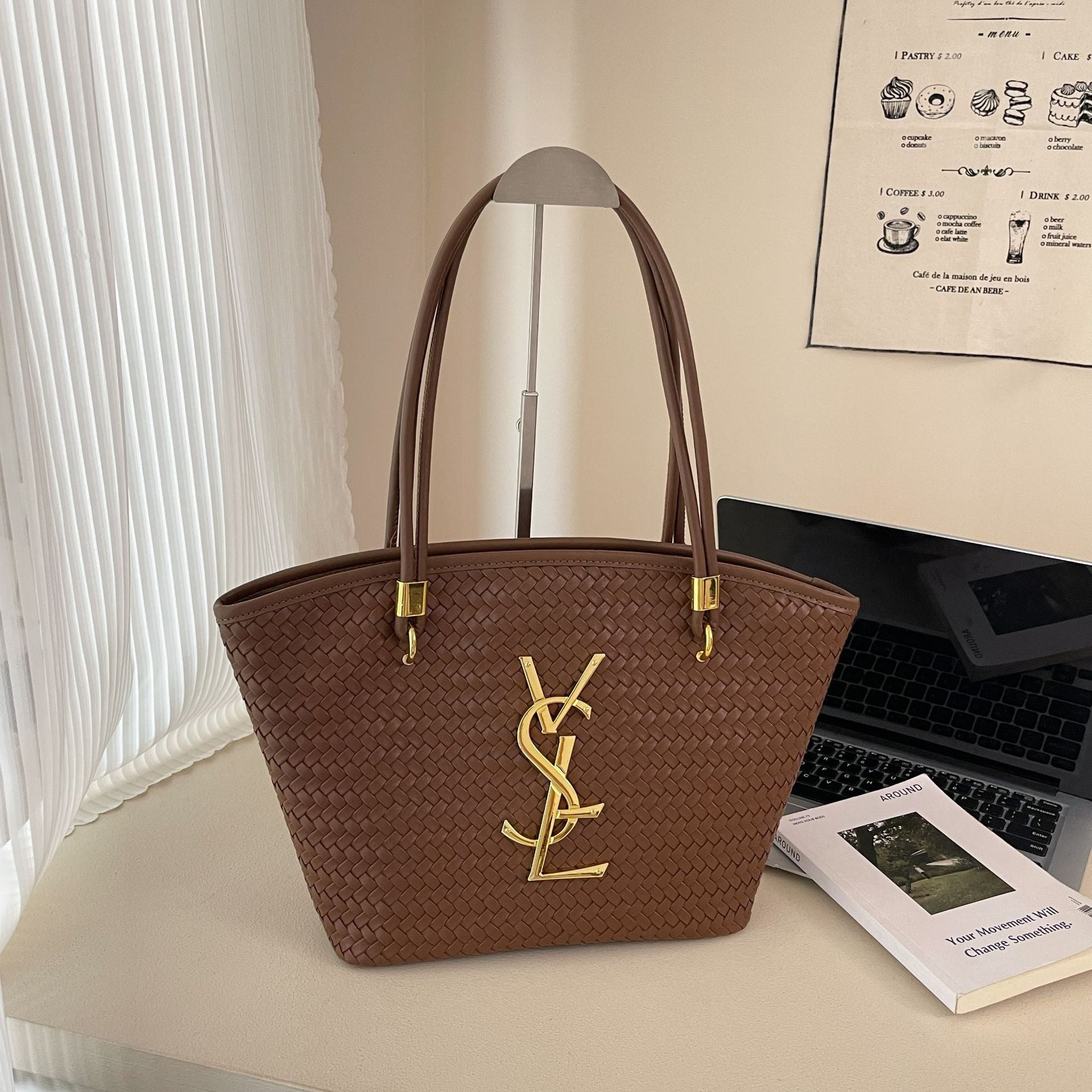 Poplar Forest Tote Bag Large Capacity Shoulder Handbag