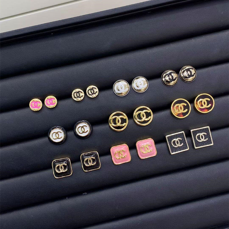 Pearl Double C Fragrant Earrings 925 Silver