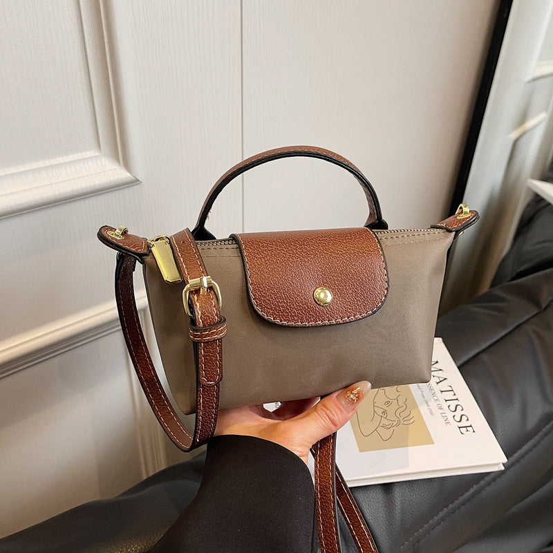 Vintage Fashion Nylon Dumpling Bag Women'S Bag Dragon Bags Xiang Shoulder Crossbody Handbag Texture Bag