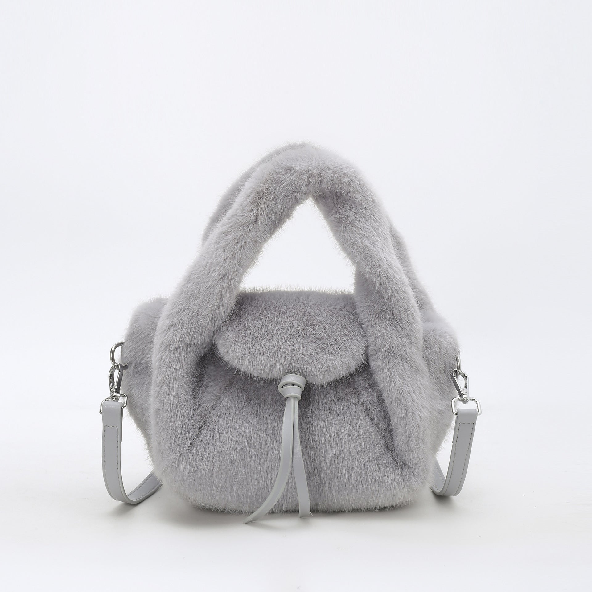 Versatile Portable Small Bag - Simple Plush Fashion Shoulder Bag