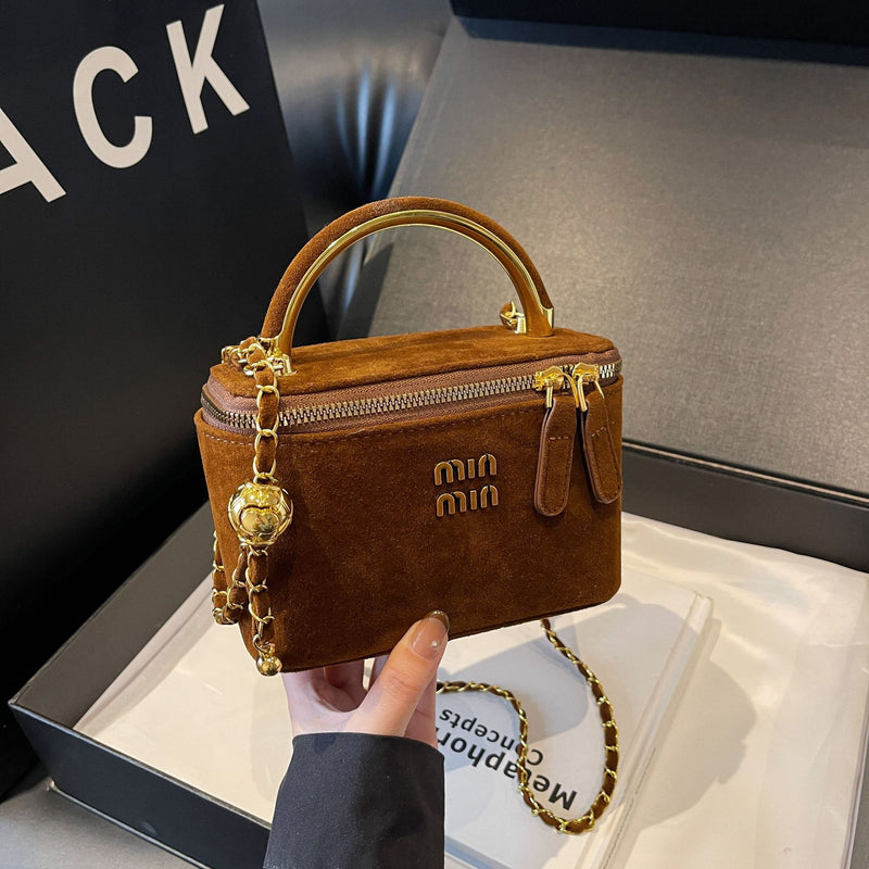 Matte Chain Square Crossbody Bag Niche Personalized Shoulder