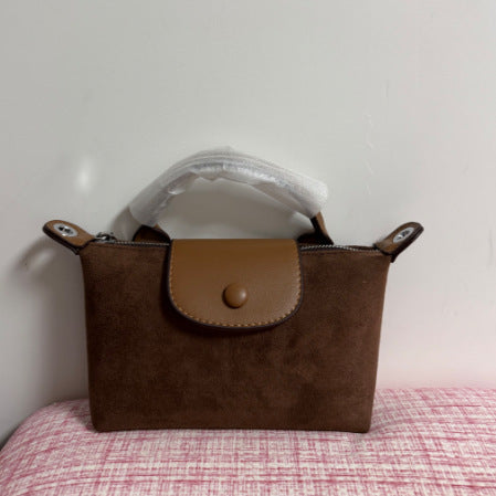 Premium Retro Texture Dumpling Shoulder Messenger Bag