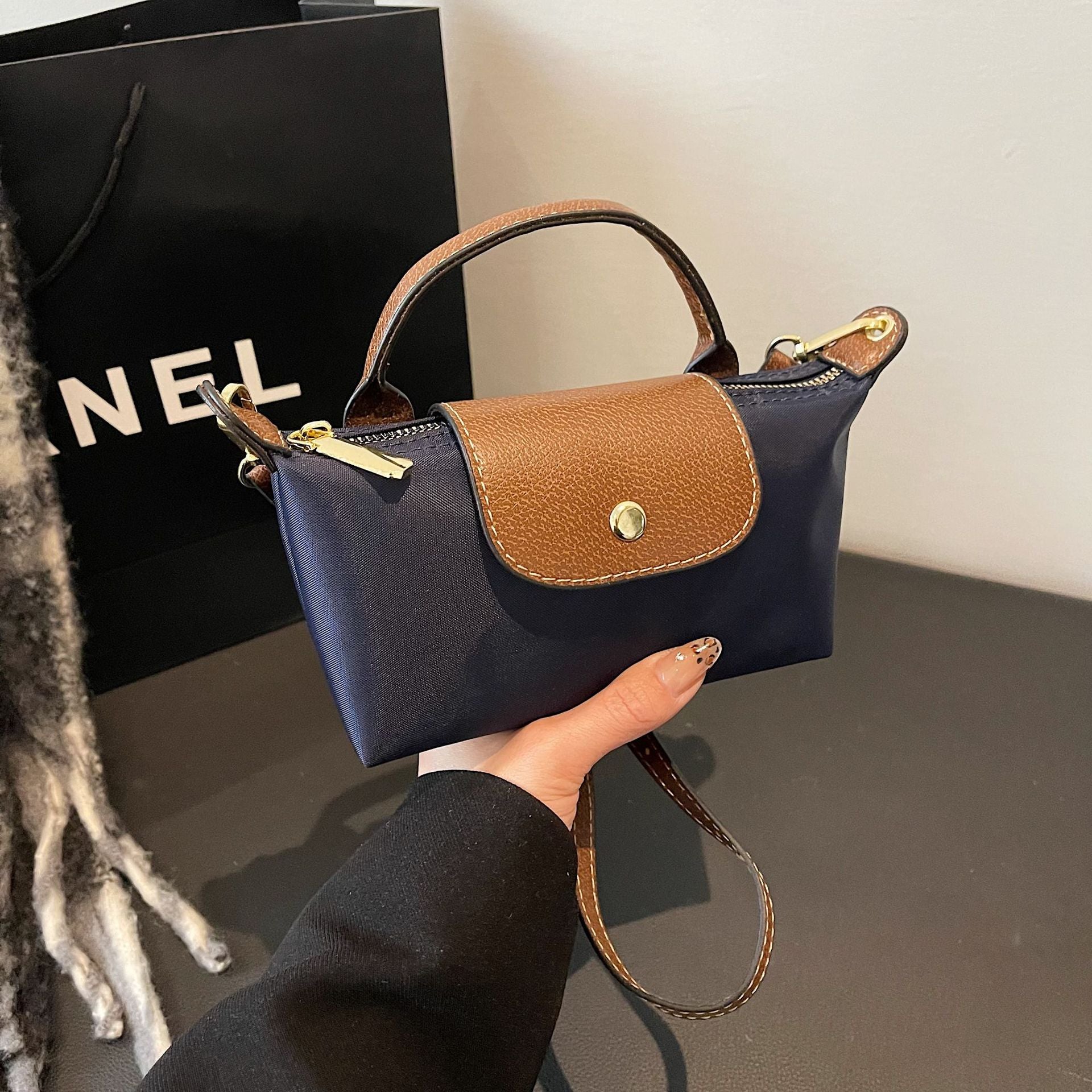 Oxford Bronze Mini Crossbody Shoulder Bag Casual Handbag