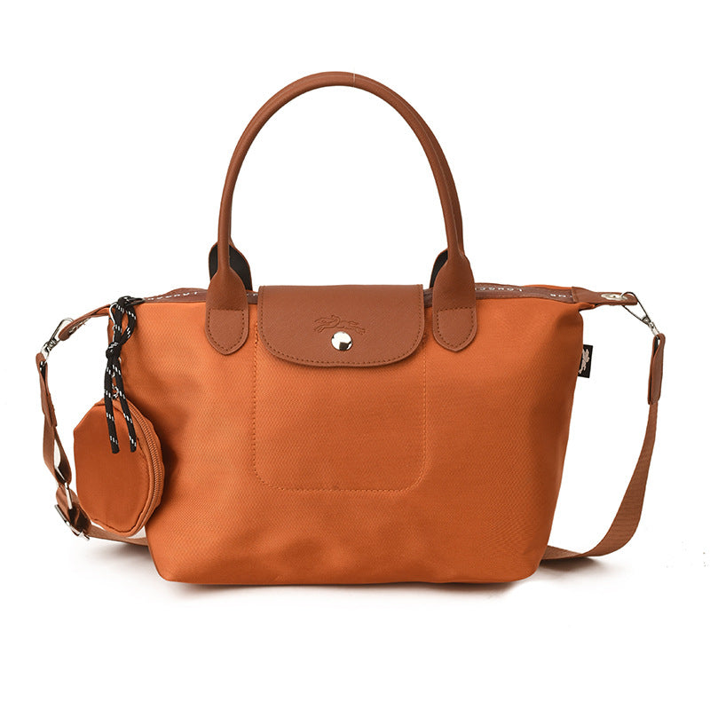 Simple Nylon Dragon Dumpling Bag Versatile Shoulder Handbag