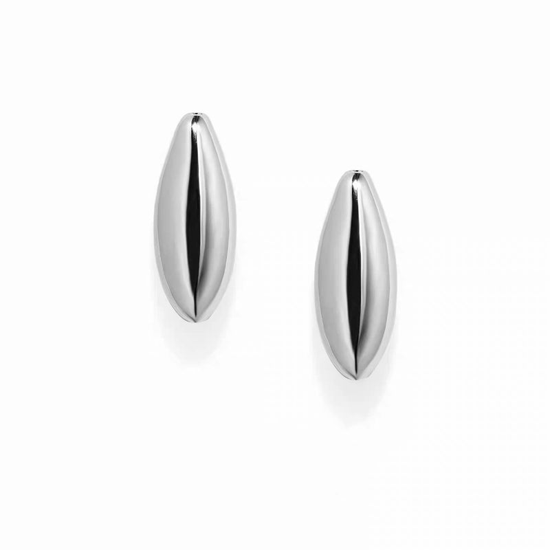 Minimalist Water Drop Glossy Stud Earrings - Daily Versatile Niche Design