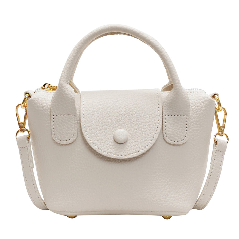 Niche Design Texture Handbag Longbaoxiang Fashion Lychee Pattern Dumpling Bag Versatile Ins Shoulder Messenger Bag