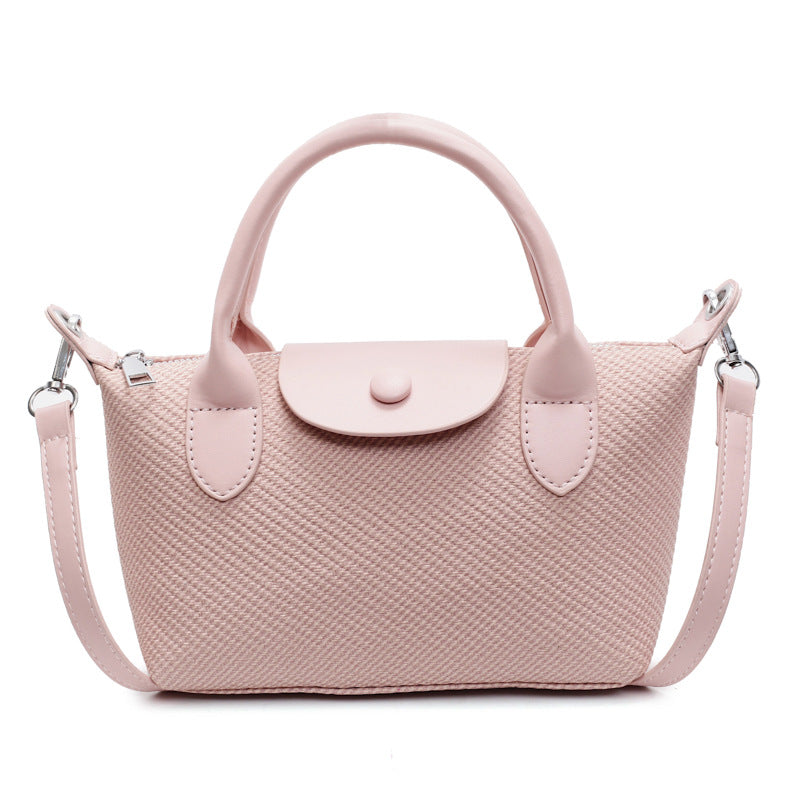 Niche Dragon Dumpling Bag Women's Contrast Shoulder Handbag