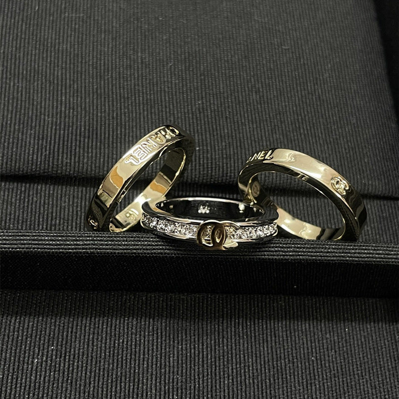 Color Matching Light Luxury Ring Belt for Women