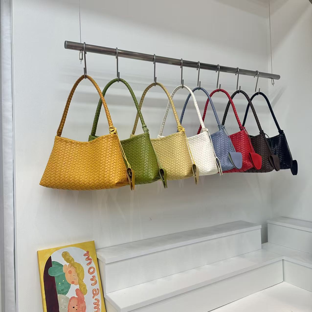 Niche Hand-Woven Underarm Bag for Women - Large Capacity Casual Shoulder Bag